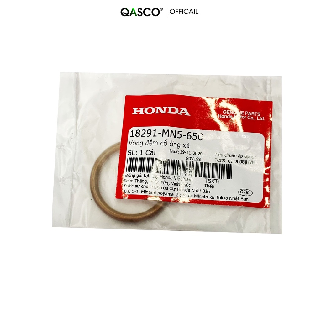 Vòng đệm cổ ống xả HONDA Winner và nhiều dòng xe (RS150 V1 V2 V3)  QA(18291MN5650) _( 1320)