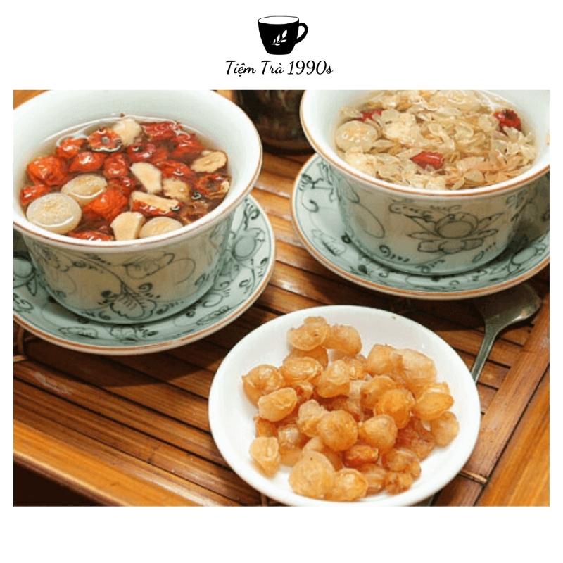 Long Nhãn Sấy Nguyên Chất Cải Thiện Giấc Ngủ Tốt Cho Tim Mạch Thành Phần Tự Nhiên An Toàn Sức Khỏe - Tiệm Trà 1990s