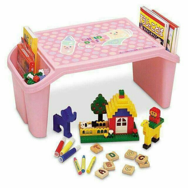 Bàn học cho bé nhựa Việt Nhật. Bàn nhựa đa năng có ngăn để đồ | BigBuy360 - bigbuy360.vn