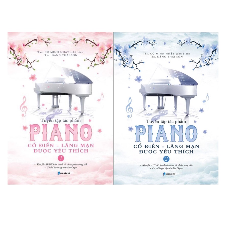 Sách - Combo Tuyển Tập Tác Phẩm Piano Cổ Điển Được Yêu Thích ( Bộ 2 Tập )