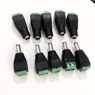 Jack dc đầu cái / đầu đực - nối dây điện 12v