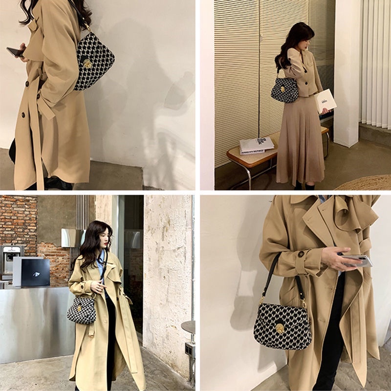 Túi xách vải mk hoạ tiết rappo