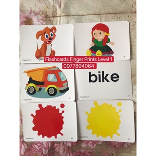 Flashcards  Finger Prints Level 1-2