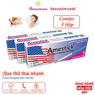 Que thử thai sớm Amestick - Test chính xác dễ sử dụng thử thai hai vạch