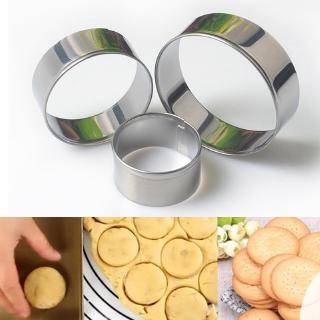 Khuôn làm bánh Houseeker hình tròn bằng thép không gỉ