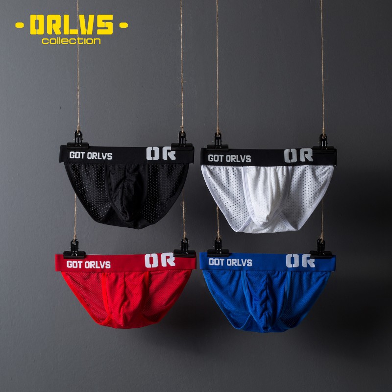 ORLVS Quần lót cotton OR208 lọt khe thoáng khí phong cách thời trang cho nam giới
