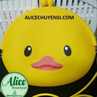 Túi đeo chéo hoạt hình silicon (mẫu randome)