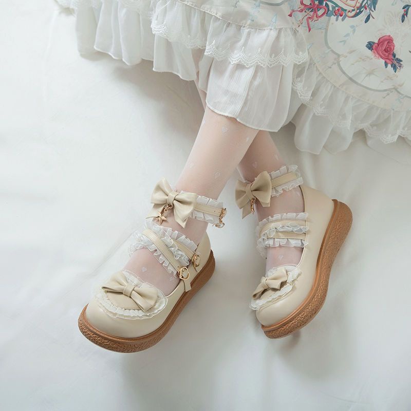 Giày Da Nữ Phong Cách Lolita Dễ Phối Đồ