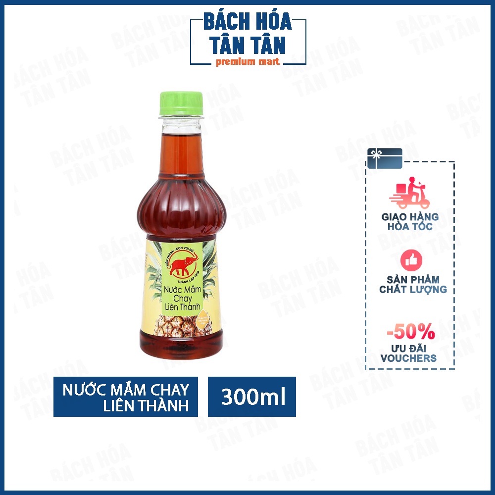 Nước mắm chay Liên Thành, chai 300ml