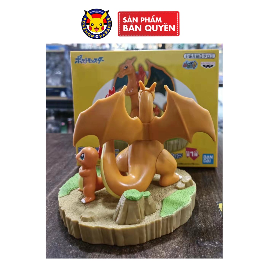 Đồ chơi mô hình Lizardon &amp; Hitokage | BANPRESTO - POKEMON FIGURE～CHARMANDER&amp;CHARIZARD～