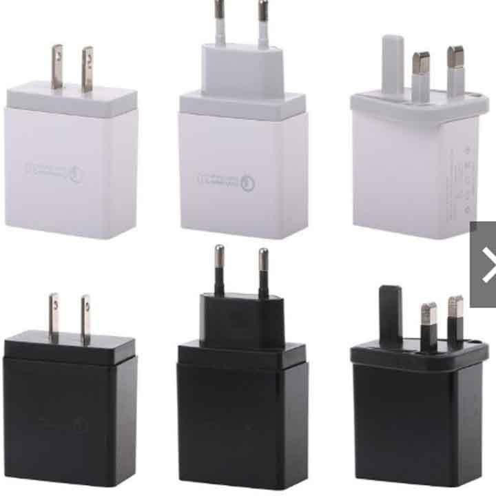 Củ sạc nhanh dùng khi đi du lịch 6.2a 4 cổng USB 3.0 tặng cáp sạc nam châm