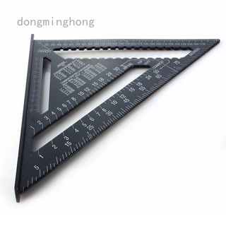 Thước Đo Góc Kích Thước 7inch/30cm Bằng Hợp Kim Nhôm Cho Gia Công Gỗ