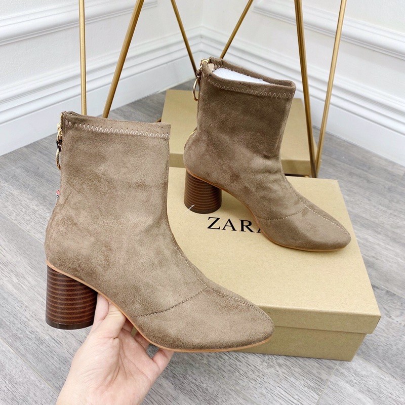 Boot zara gót tròn fullbox