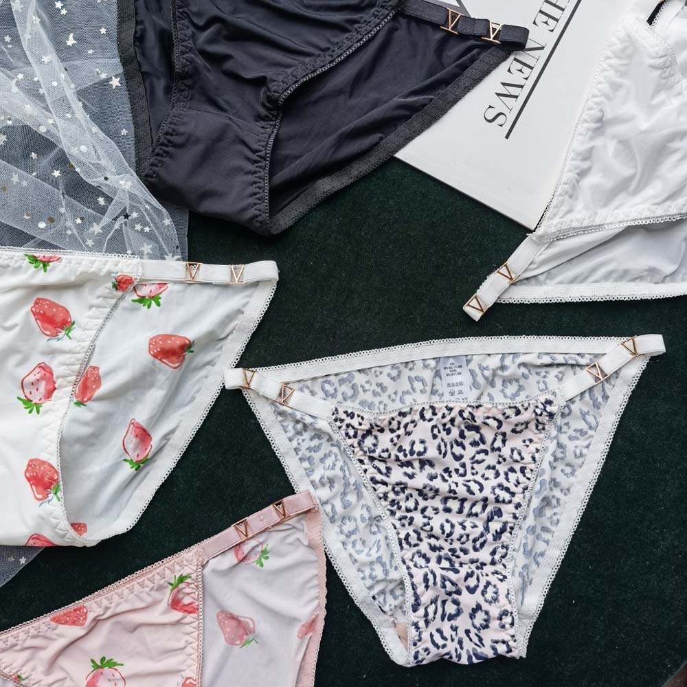 Quần Lót Lụa Lạnh Họa Tiết Da Báo Nhiều Màu Thời Trang Hàn Quốc Cho Nữ 2life