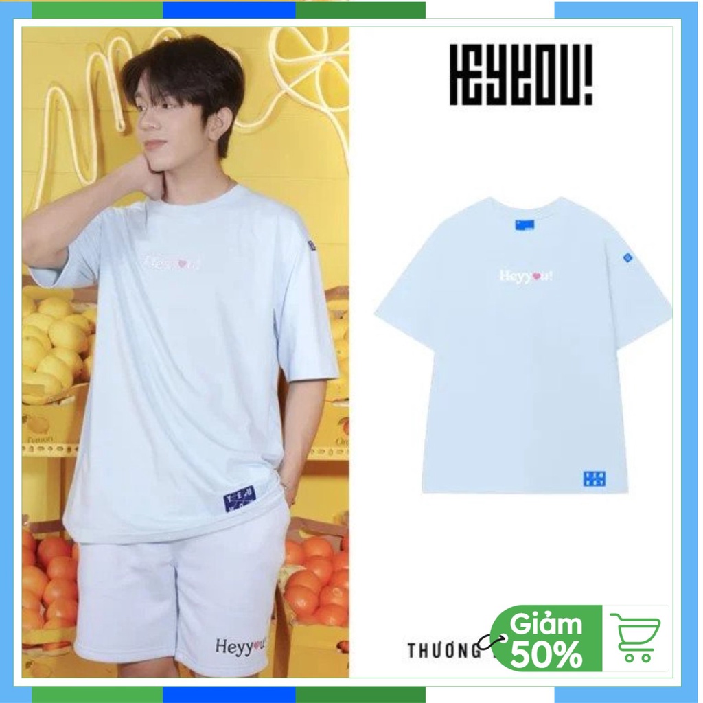 Áo thun nữ nam Heyyou tay lỡ form rộng, áo phông nam nữ Oversize Unisex chất cotton siêu đẹp vải dày dặn AT30 | BigBuy360 - bigbuy360.vn