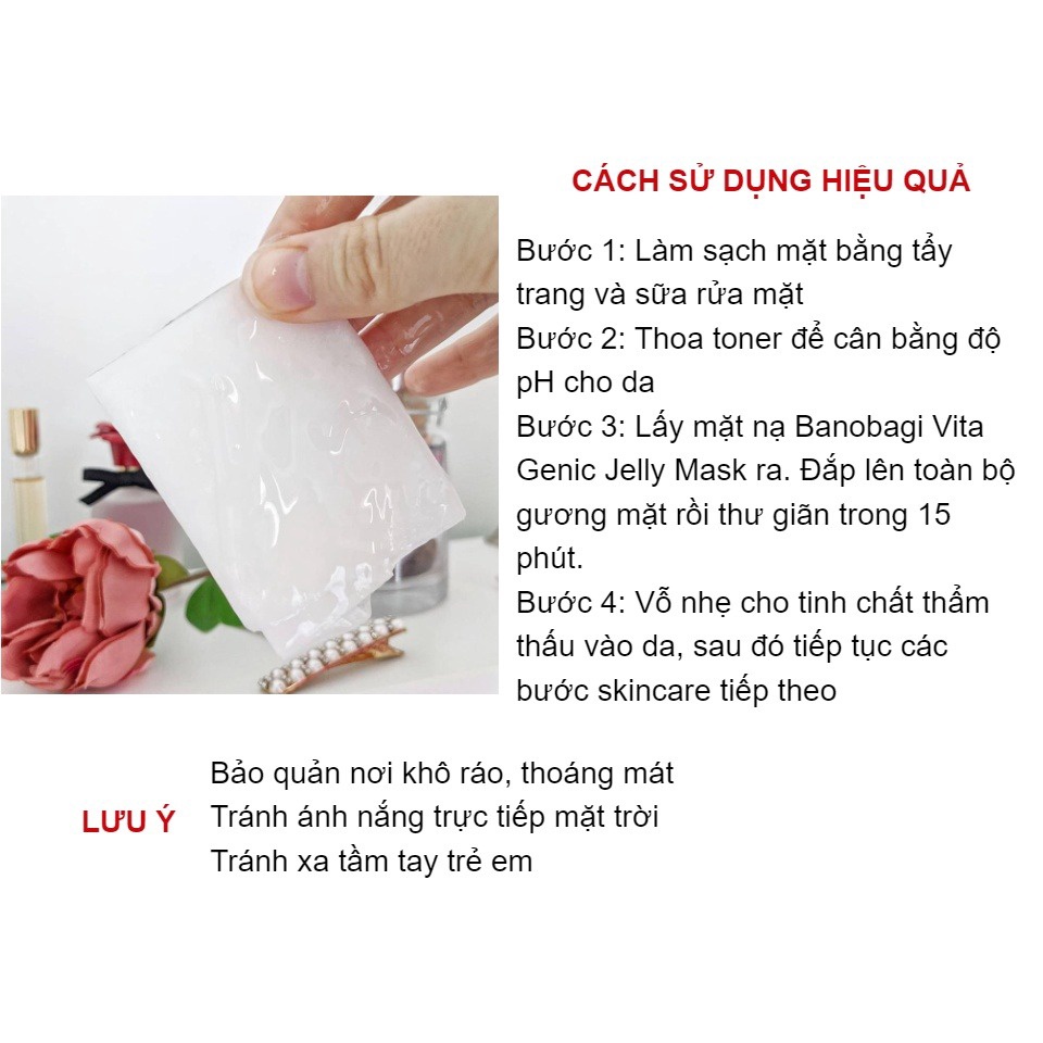 Mặt nạ giấy dưỡng ẩm trắng da Banobagi Stem Cell Vitamin Mask 30ml - Bahachiha
