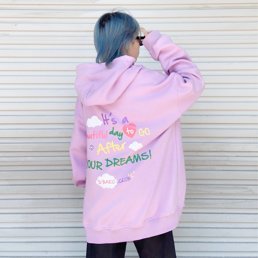 Áo Hoodie nỉ bông It's A Beautiful Day  (Tặng kèm túi Tote) | BigBuy360 - bigbuy360.vn