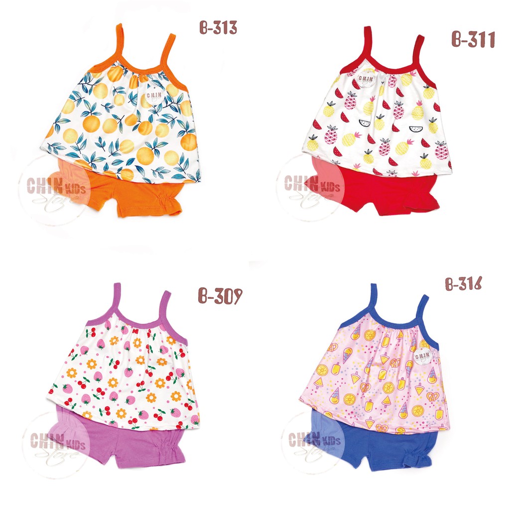 [8kg-22kg] Bộ cotton bé gái [B6]