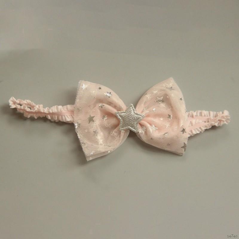 Baby Cute Girls Bowknot Flower Lace Headband Headwear Apparel Photography Party Gift