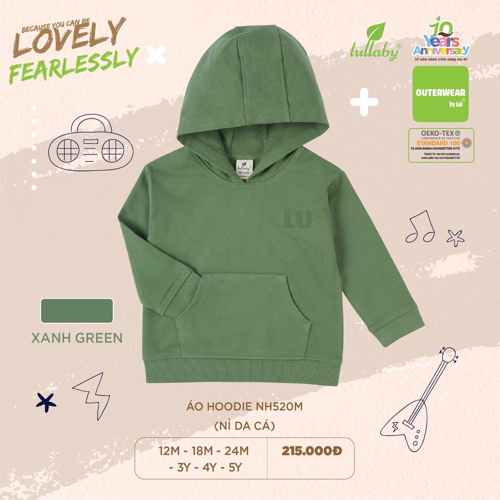 LULLABY - Áo nỉ hoodie - NH520M