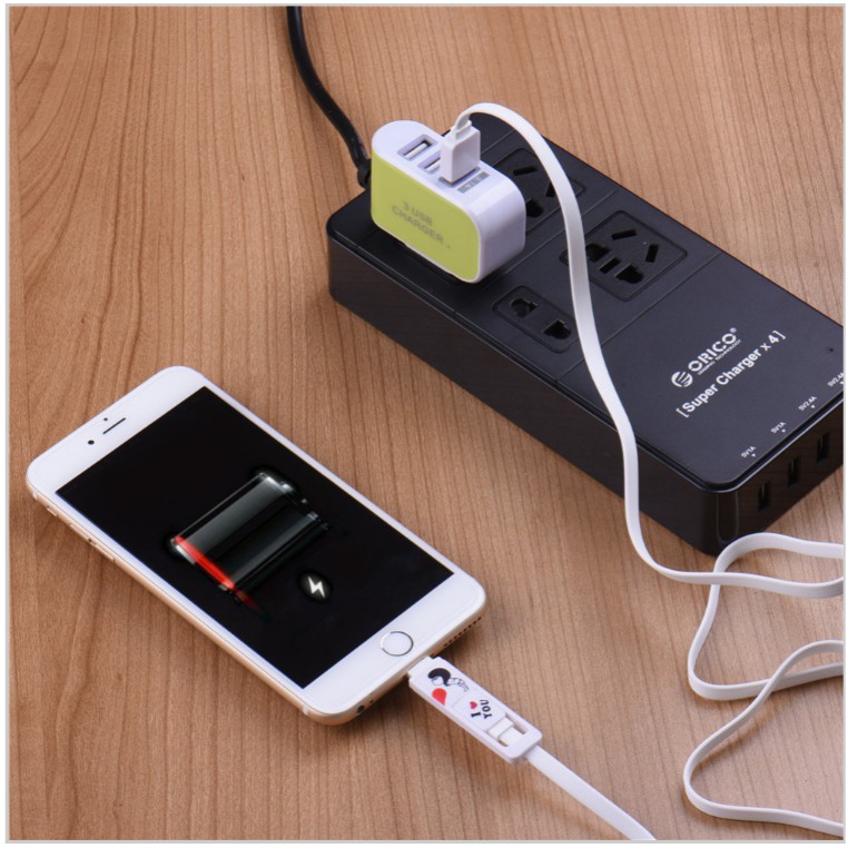 [Mã LIFE1511A giảm 10% đơn 50K] Cục sạc điện thoại đa năng 3 cổng USB 3.1A - Đế sạc điện thoại
