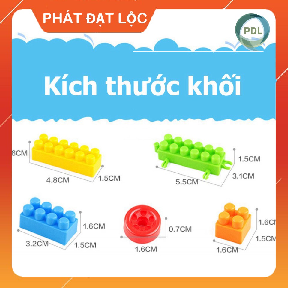 [HCM] Hộp đồ chơi lắp ráp đa dạng đa màu sắc - Phát Đạt Lộc - hộp 240 khối, tăng tính sáng tạo cho trẻ em -Phát Đạt Lộc