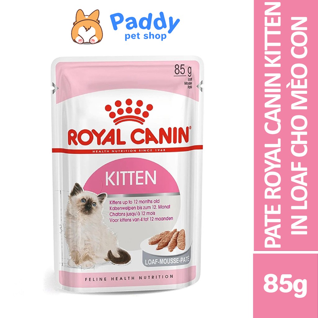 [Hộp 12 Gói] Pate Cho Mèo Con Royal Canin Kitten in Loaf 85g