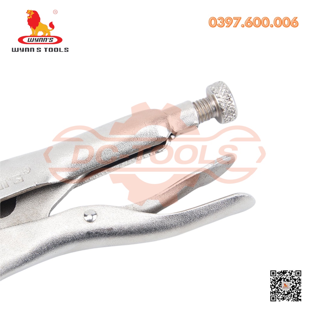 KÌM CHẾT TRẮNG 250mm WR10 WYNN'S CRÔM SÁNG BÓNG, CỨNG CHẮC DC-TOOLS