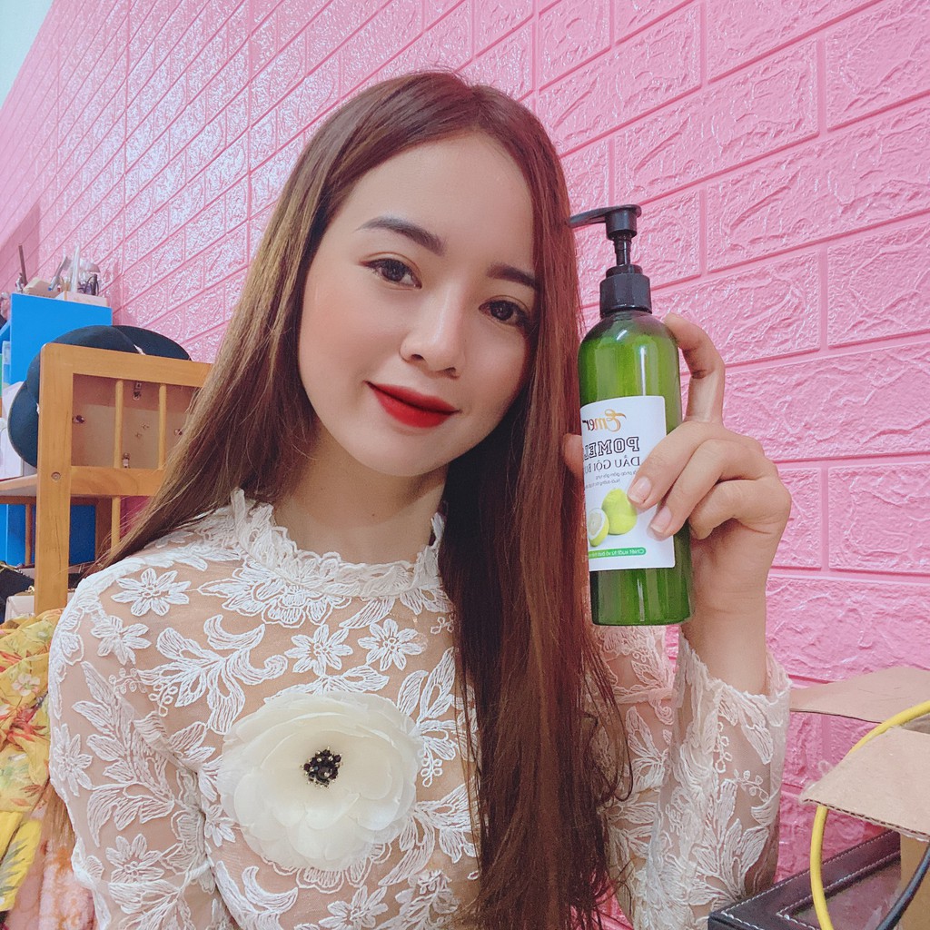 Bộ 2 chai dầu gội bưởi kích mọc tóc tinh dầu pomelo Emer Garin 300ml x2 hết rụng