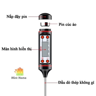 ( ĐO SỮA CHUA ) Que Đo Nhiệt Đô Pha Sữa, Đo Nhiệt Độ Nước, Thực Phẩm