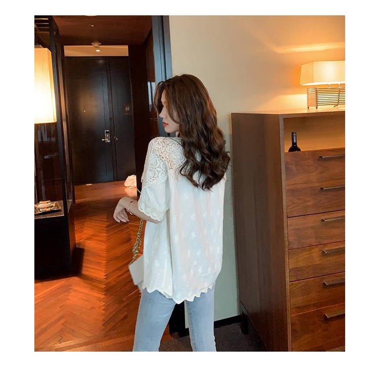 Áo Kiểu Vải Voan Thiết Kế Hở Phong Cách Retro Thời Trang Hè Xinh Xắn Cho Nữ