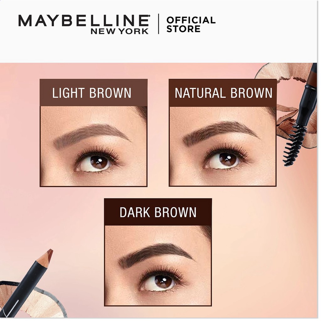 [Mã chiết khấu giảm giá sỉ mỹ phẩm chính hãng] Chì Kẻ Mày 2 Đầu Maybelline Fashion Brow Shaping Pencil