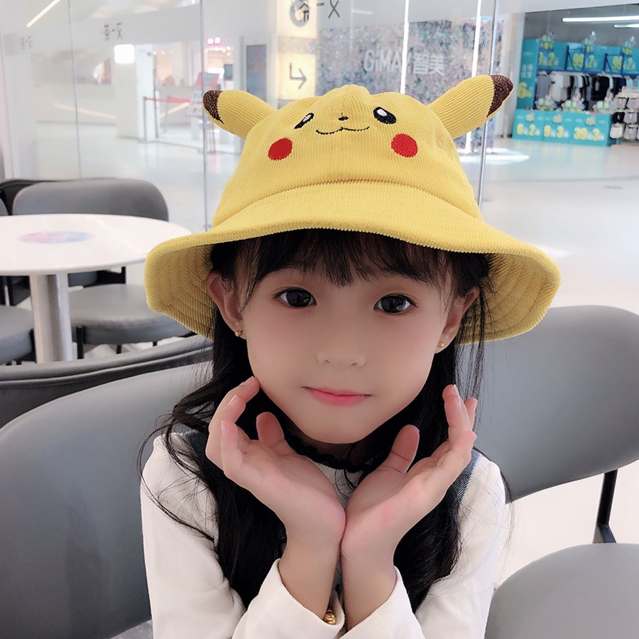 Mũ makuro picachu màu vàng