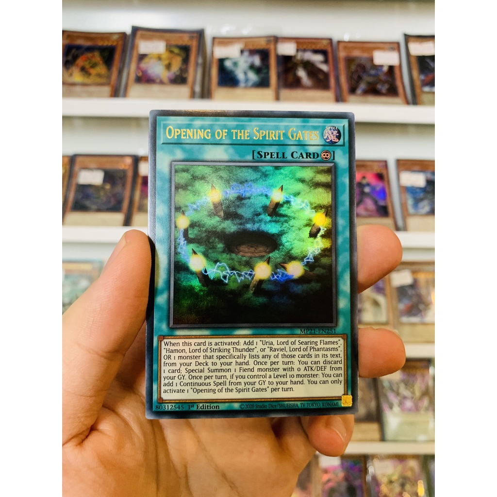 Thẻ Bài Lẻ YugiOh! Mã MP21-EN251 - Opening of the Spirit Gates - Ultra Rare - 1st Edition