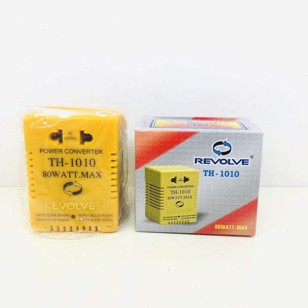 Cục Biến Áp Đổi Điện 220v ~ 110v 80Watt, Dùng Cho Phích Cắm Tinh Dầu AirWick