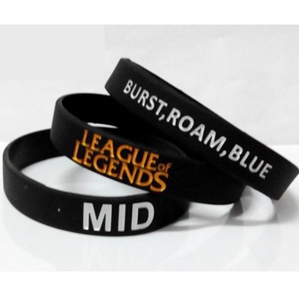 Vòng tay silicon phong cách game League Of Legends cá tính sáng tạo nhiều màu sắc