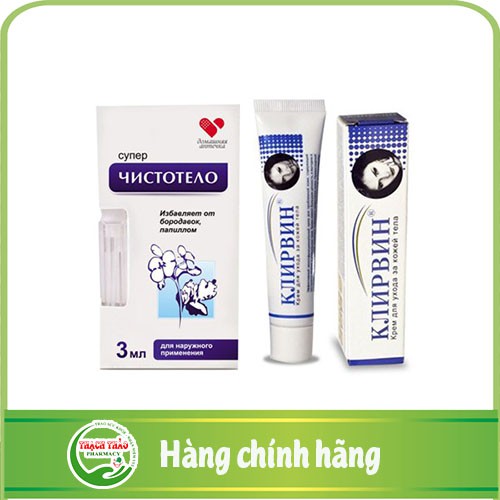 Combo Gel tẩy nốt ruồi, mụn cóc Dvelinil và làm mờ Sẹo Nga Klirvin an toàn, hiệu quả | BigBuy360 - bigbuy360.vn