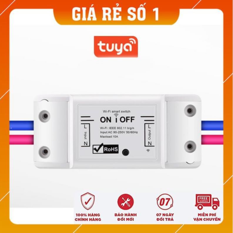 [ Tuya Basic ] Công Tắc Điều khiển từ xa qua Wifi