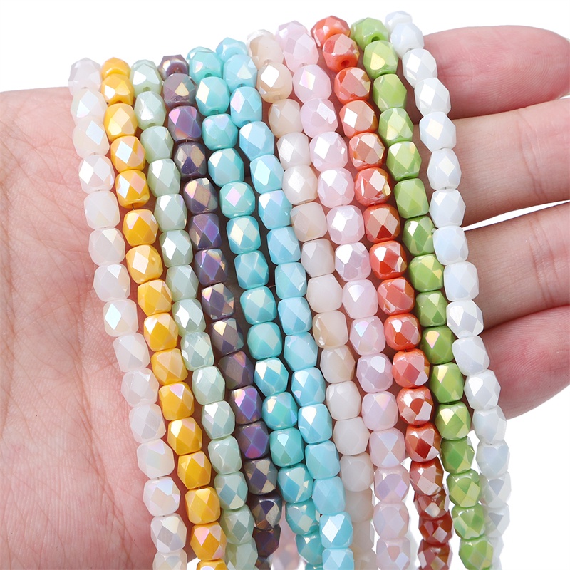20 Hạt thủy tinh màu sắc BEADIA dùng làm trang sức diy