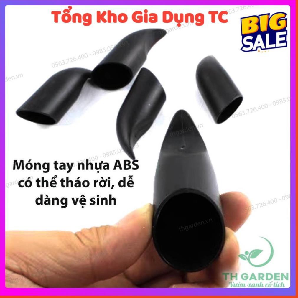 Găng tay làm vườn có móng chuyên dụng dễ dàng đào xới đất chất liệu latex chống thấm nước