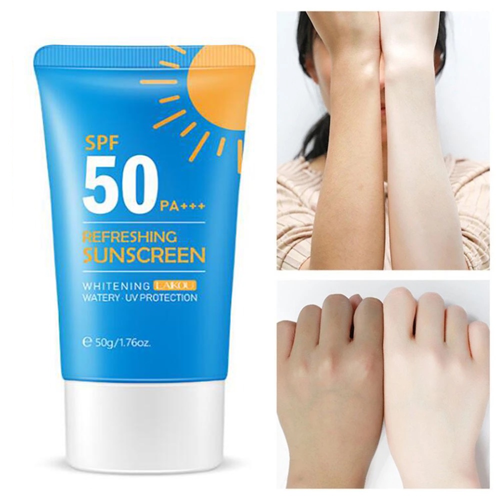 Kem Chống Nắng LAIKOU SPF50 Chống Thấm Nước Dưỡng Ẩm Kiềm Dầu Làm Trắng Da