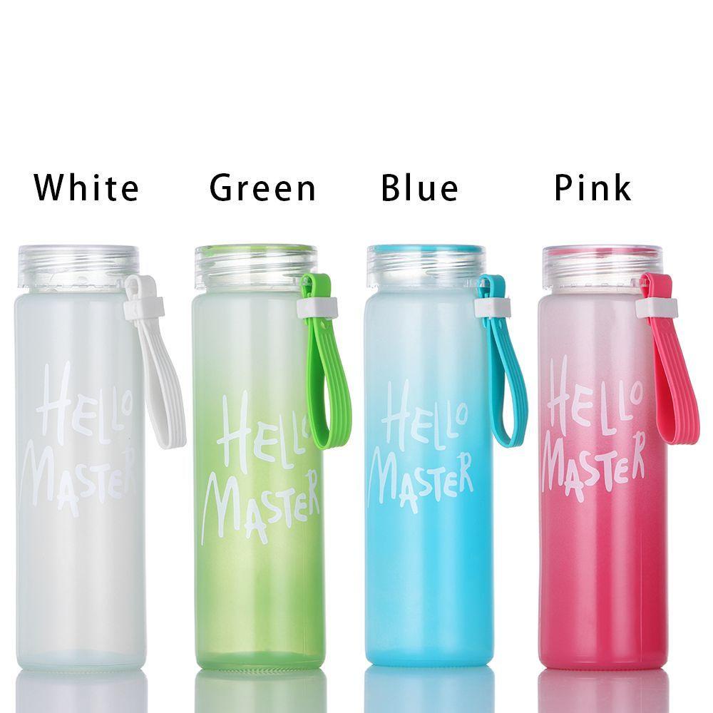 Cốc Nước Thủy Tinh Màu Gradient Nhiều Màu Sắc
