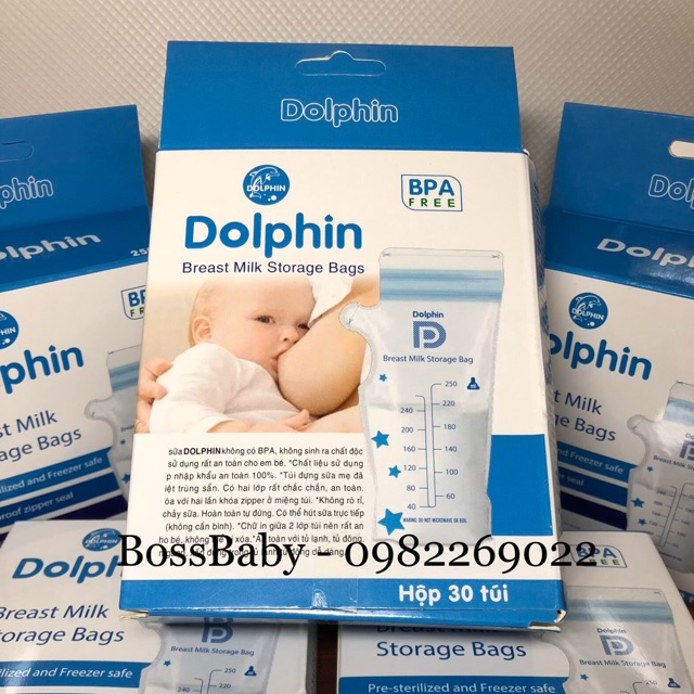 Túi trữ sữa Dolphin 30 tờ