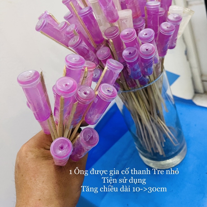 Ống Nước Cắm Hoa-Hoa bị gãy cành dùng Ống nước này để bảo quản và giữ Hoa bền & đẹp hơn