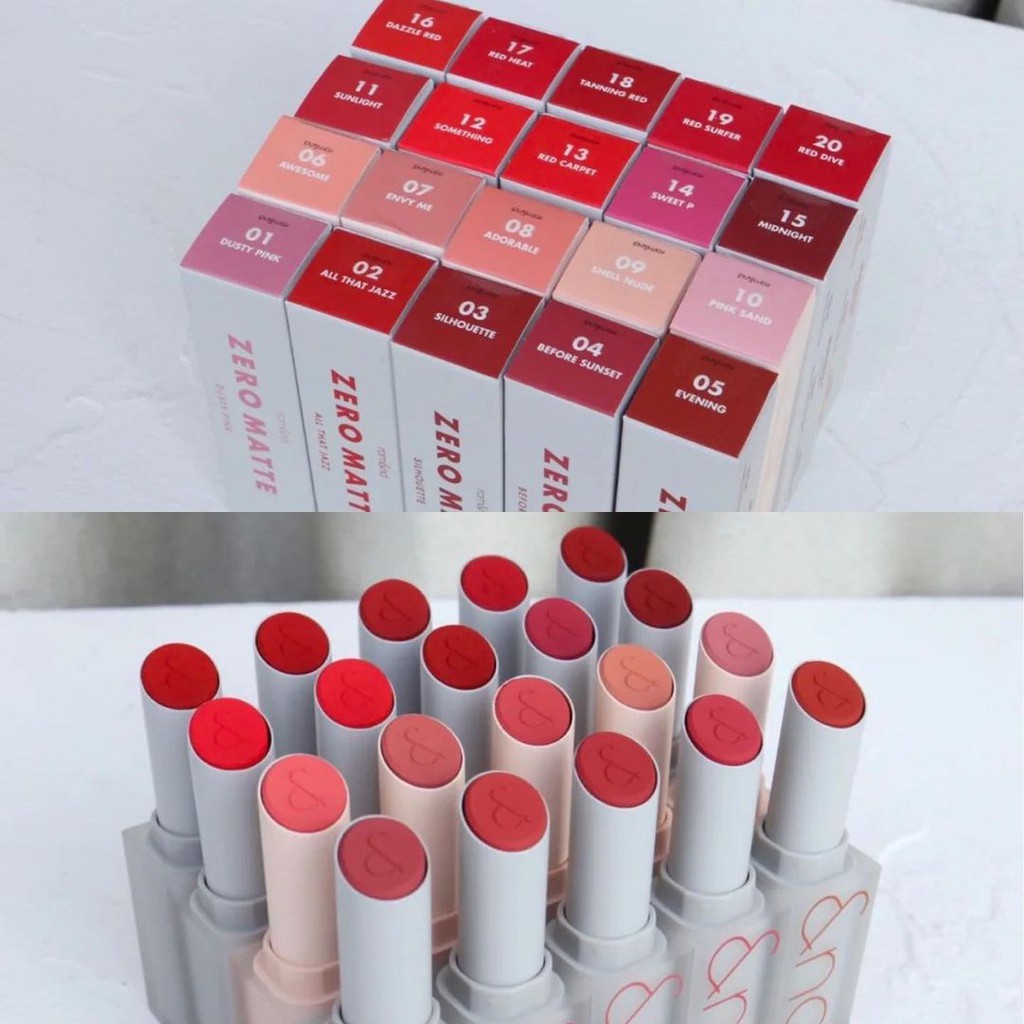 Son thỏi Romand Zero Matte Lipstick