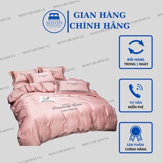 Bộ chăn ga gối lụa cao cấp nhập khẩu dream city home sang xịn