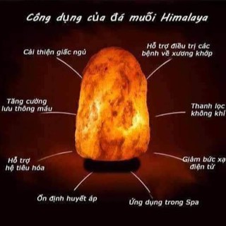 Đèn đá muối hồng Himalaya