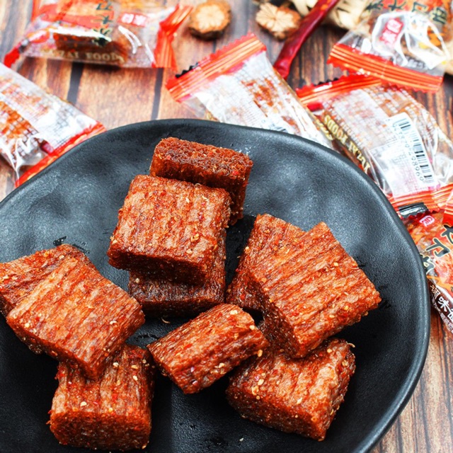 Gói thịt hổ chay 250g có nhiều gói nhỏ bên trong