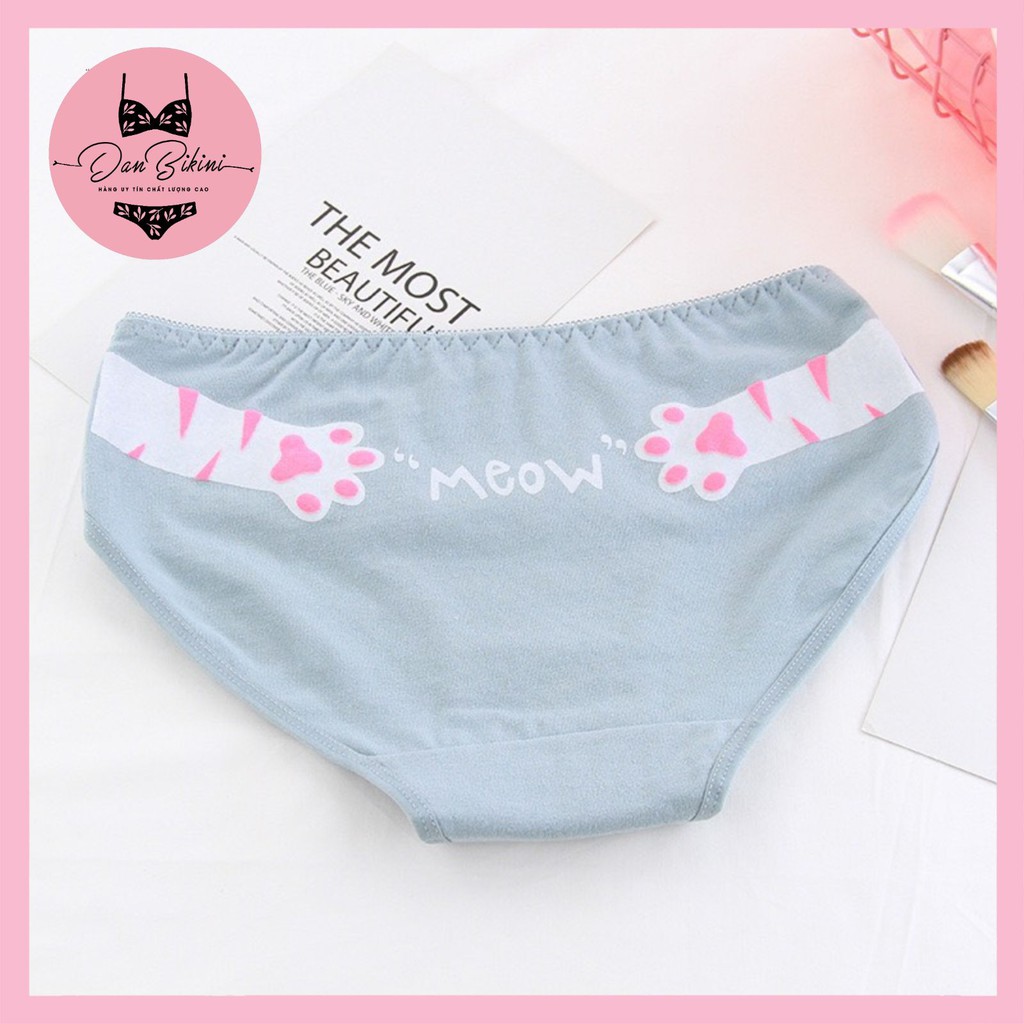 Quần Lót Nữ Cotton Set Meow đáng yêu cute thoáng mát mã A28 | BigBuy360 - bigbuy360.vn