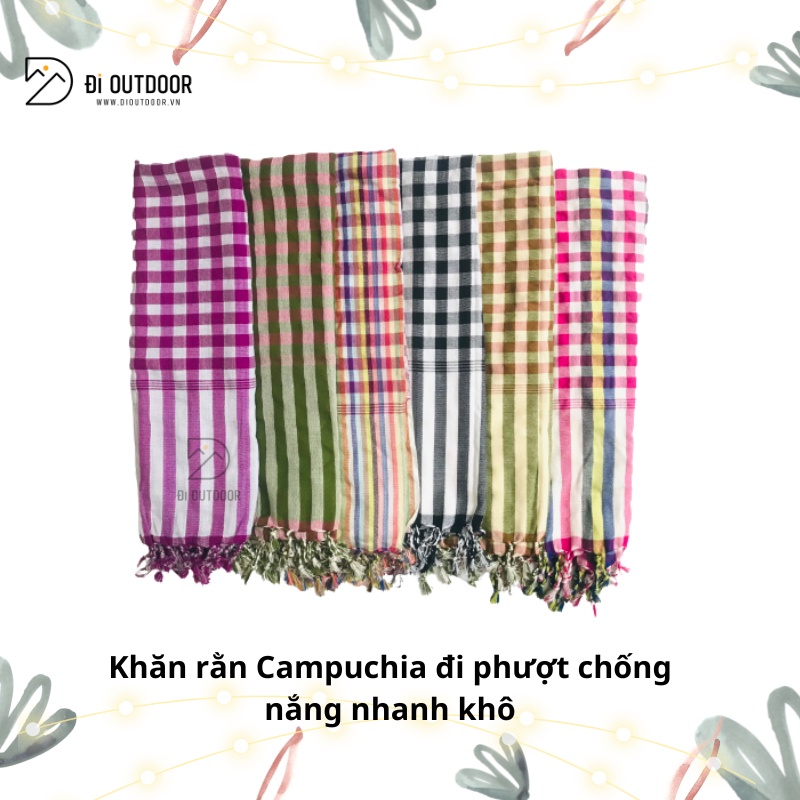 Khăn rằn Campuchia đi phượt chống nắng nhanh khô